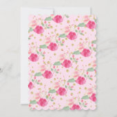 Sweet Mam en Baby Swan Baby shower Kaart (Achterkant)