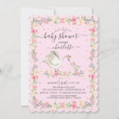 Sweet Mam en Baby Swan Baby shower Kaart (Voorkant)