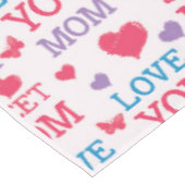 Sweet mam houdt van mam Quote Tafelkleed (Gekanteld)