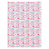 Sweet mam houdt van mam Quote Tafelkleed (Voorkant)