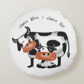 Sweet Mam * Zoet Kind Rond Kussen (Achterkant)