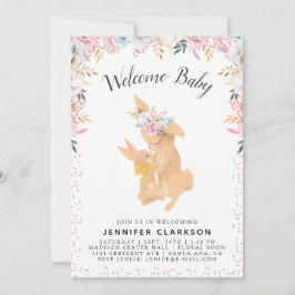 Sweet Mama & Baby Bunnies Welkom Baby Kaart