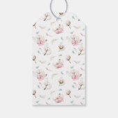 Sweet mama & Baby Deer Welkom Baby Dank je Cadeaulabel (Achterkant)