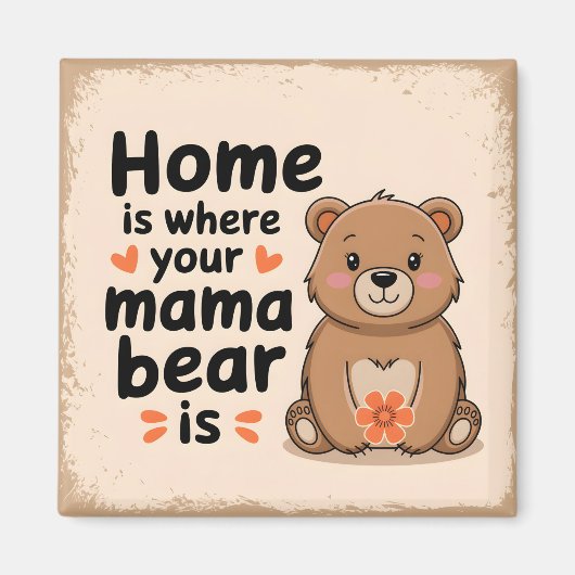 Sweet Mama Beer Moederdag Quote Magneet (Voorkant)