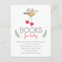 Sweet Mama Bird met Hearts Books for Baby