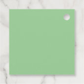 Sweet Mama en Baby Birds Nest Krans Bedankjes Labels (Achterkant)