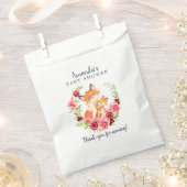 Sweet mama en Baby Fox Shower Favor Bags Bedankzakje (Geknipt)