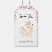 Sweet Mama en Baby Llama Dank je Cadeaulabel (Voorkant)