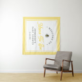 Sweet mama-to-bee Baby shower Welkomstteken Wandkleed (In Situ (horizontaal))