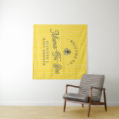 Sweet mama-to-bee Baby shower Welkomstteken Wandkleed (In Situ (horizontaal))