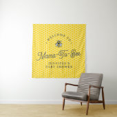 Sweet mama-to-bee Baby shower Welkomstteken Wandkleed (In situ)