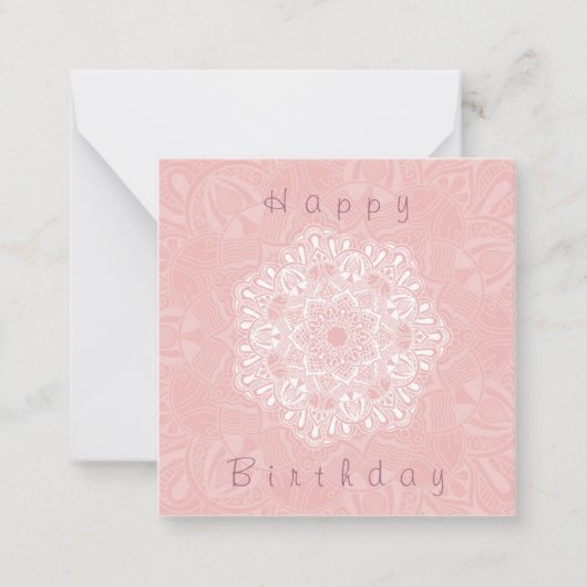 Sweet mandala notitiekaartje (Voorkant)