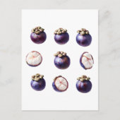 Sweet Mangosteen Tropical Fruit Briefkaart (Voorkant)