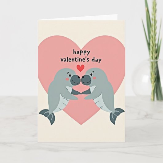 Sweet Marine Valentines Day Card Kaart (Voorkant)