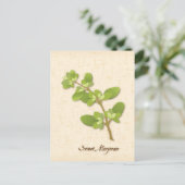 Sweet Marjoram-Briefkaart aanpassen Briefkaart (Staand voorkant)