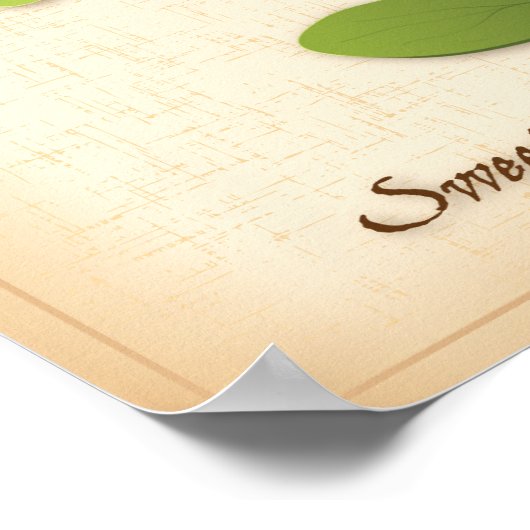 Sweet Marjoram Herb Poster (Hoek)