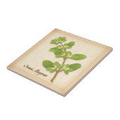Sweet Marjoram Herb Tegeltje (Zijkant)