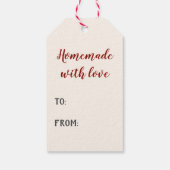 Sweet Marshmallows Homemade Goodies Cadeaulabel (Achterkant)