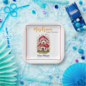 Sweet Mashroom Fairy is onderweg Papieren Bordje (Feest)