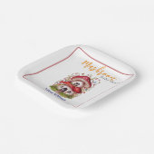 Sweet Mashroom Fairy is onderweg Papieren Bordje (Gebogen)