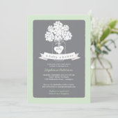Sweet Mason Jar Neutral Baby shower Invitation Kaart (Staand voorkant)