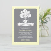 Sweet Mason Jar Neutral Baby shower Invitation Kaart (Staand voorkant)