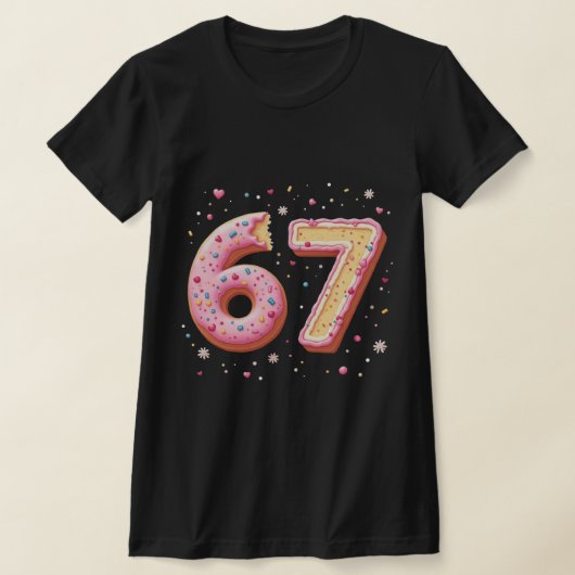 Sweet Math Donut Fraction Back to School 67  T-shirt (Laagn)