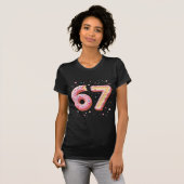 Sweet Math Donut Fraction Back to School 67  T-shirt (Voorkant volledig)