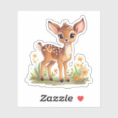 Sweet Meadow Fawn Sticker (Vel)