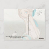 Sweet Meadows- Fairy jackalope briefkaart (Achterkant)