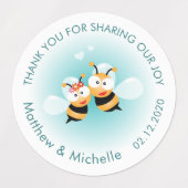 Sweet Meant om een paar koehandel te zijn Dank je Labels (Design 1)