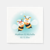 Sweet Meant to be Cute Wedding Party Servet (Voorkant)