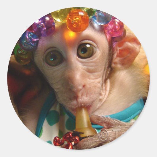 Sweet Meiki Ronde Sticker (Voorkant)