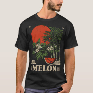 Sweet Melon Summer Fruit Design T-shirt