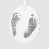 Sweet Memories Baby Foot Prints Ornament (voorkant)