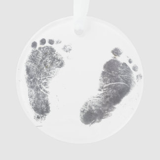 Sweet Memories Baby Foot Prints Ornament