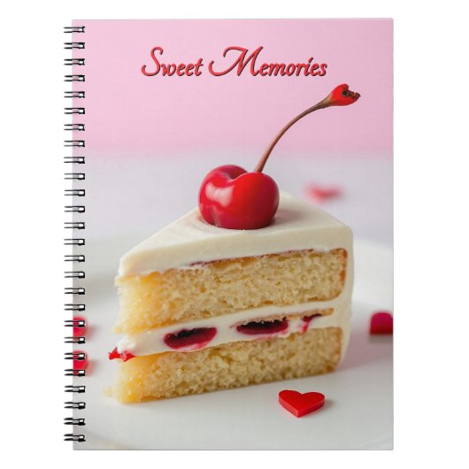 Sweet Memories Cherry op het Notitieboek (Voorkant)