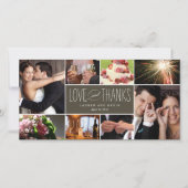 Sweet Memories Weddenschap Bedankt Fotokaarten (Voorkant)