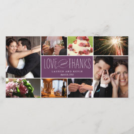 Sweet Memories Weddenschap Bedankt Fotokaarten