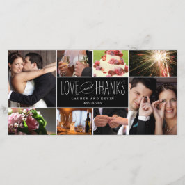 Sweet Memories Weddenschap Bedankt Fotokaarten