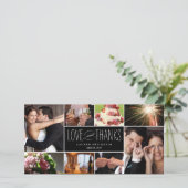 Sweet Memories Weddenschap Bedankt Fotokaarten (Staand voorkant)