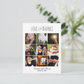 Sweet Memories Wedding Dank je wel Card Briefkaart (Staand voorkant)