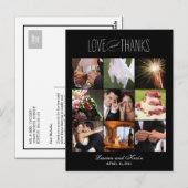 Sweet Memories Wedding Dank je wel Card Briefkaart (Voorkant / Achterkant)