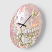 Sweet Menorah Girl Grote Klok (Hoek)
