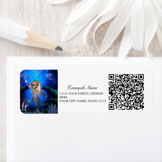 Sweet mermaid etiket (Insitu)