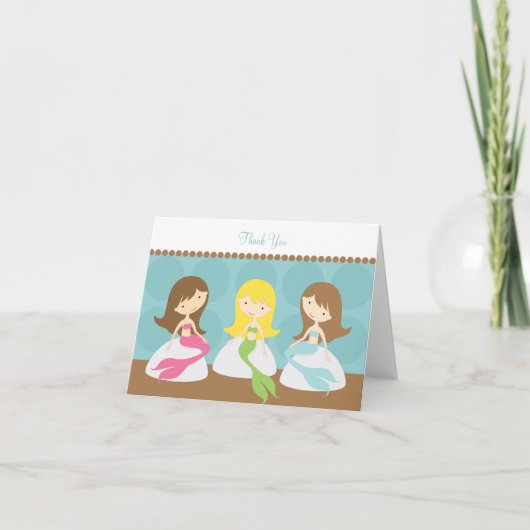 Sweet Mermaids Notitiekaarten (Voorkant)