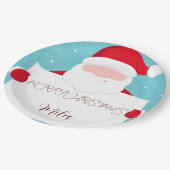 Sweet Merry-kerstballonpapier Borden Papieren Bordje (Gekanteld)