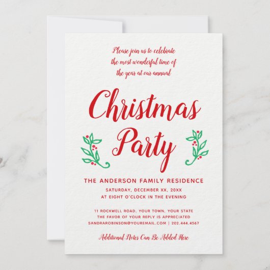 Sweet Merry-kerstfeestfotosjabloon Kaart (Achterkant)