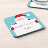 Sweet Merry kerstkerstkerstkerstcadeaupapier Bier Onderzetter (Linkerzijde)