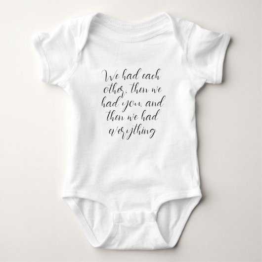 Sweet Message Baby Bodysuit (Voorkant)